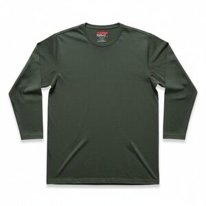 Karbon Mens 100% Merino Wool Long Sleeve Base Layer Shirt Green green L 1048027